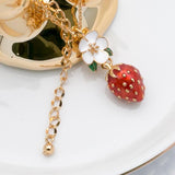 kate spade new york Picnic Perfect Strawberry Pendant Necklace-Seven Season