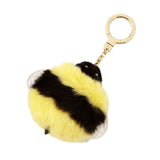 kate spade new york Queen Bee Pom Pom Key Chain-Seven Season