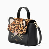 kate spade new york Run Wild Leopard Cat Kerrie Satchel Bag-Seven Season