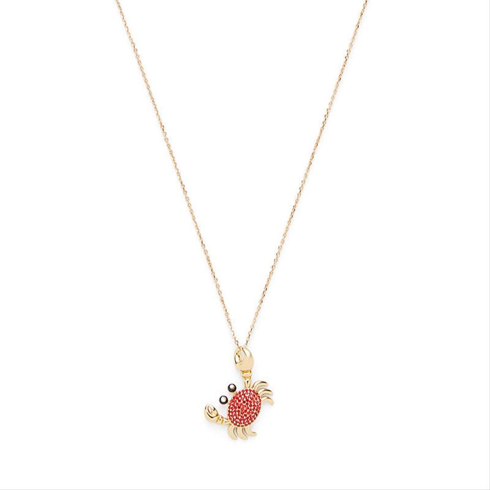 Shore Thing Pave Crab Necklace