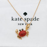 kate spade new york Shore Thing Pave Crab Necklace-Seven Season