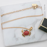 kate spade new york Shore Thing Pave Crab Necklace-Seven Season