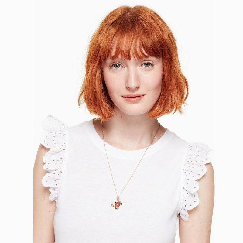 Kate spade crab necklace online