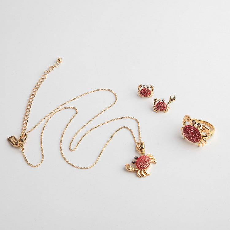 Shore Thing Pave Crab Ring