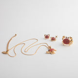kate spade new york Shore Thing Pave Crab Stud Earrings-Seven Season