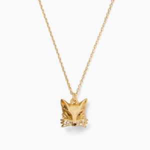 kate spade new york So Foxy Fox Mini Pendant Necklace-Seven Season