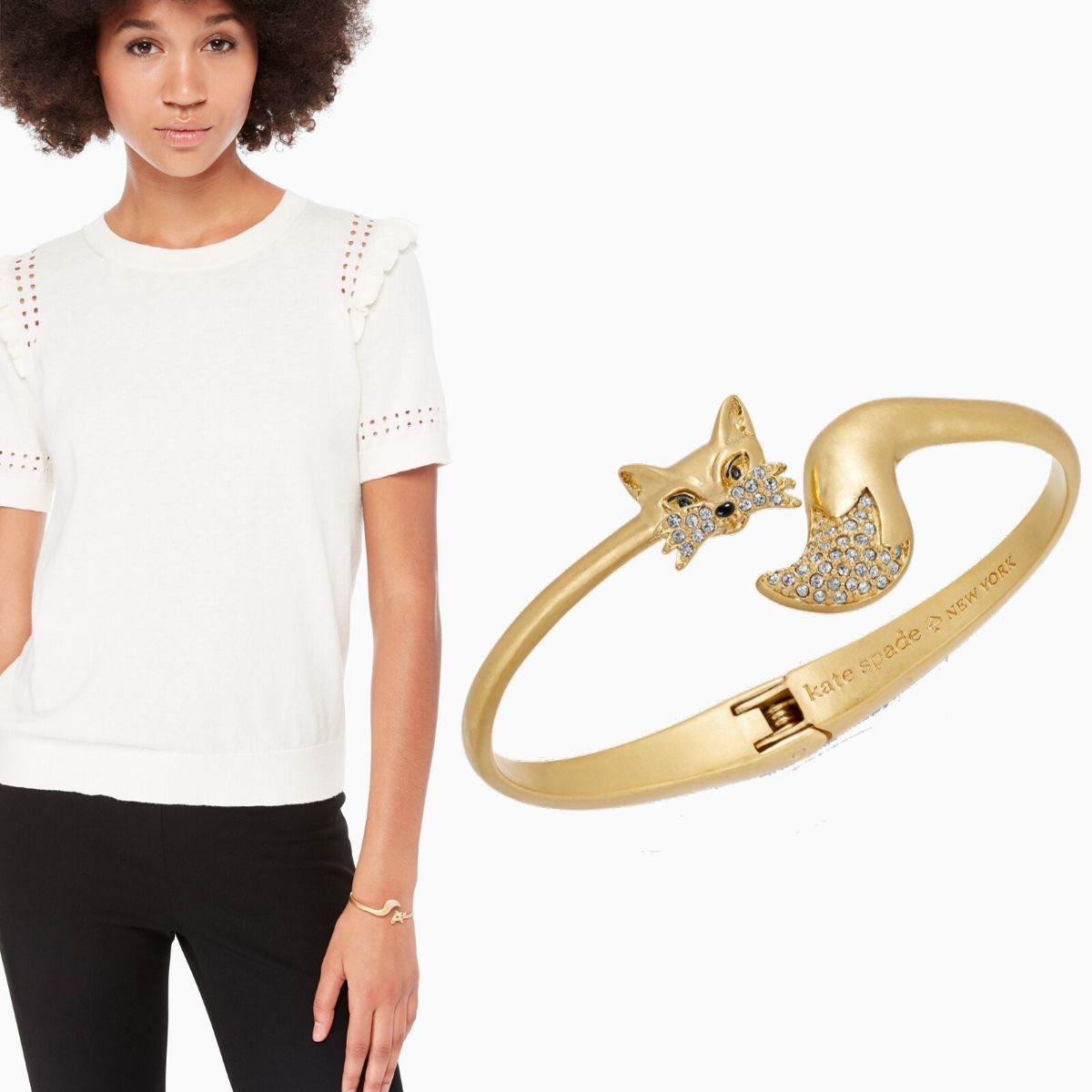 So Foxy Fox Open Hinge Cuff