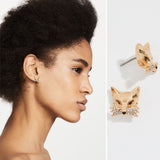 kate spade new york So Foxy Fox Studs-Seven Season