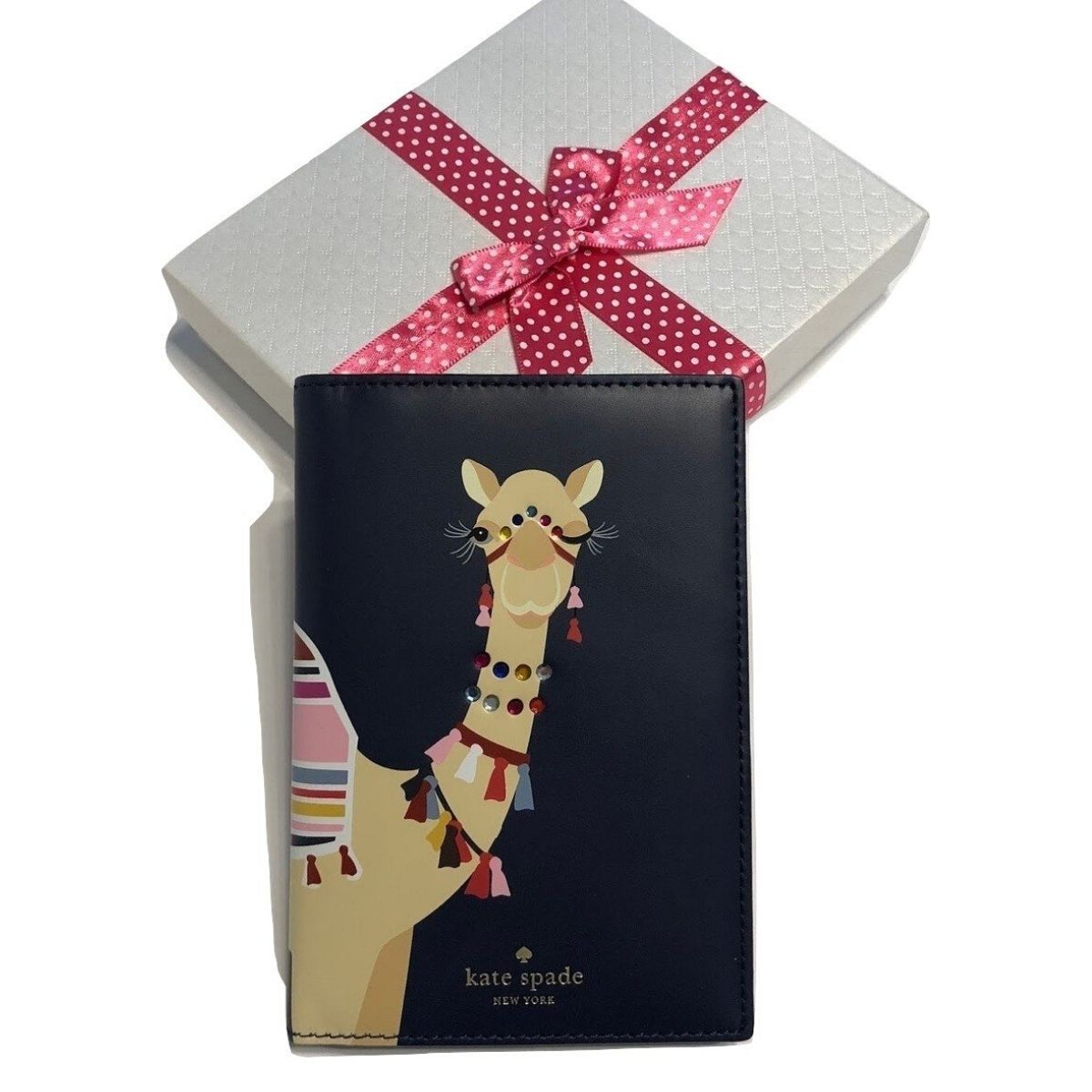 Kate spade camel passport holder sale