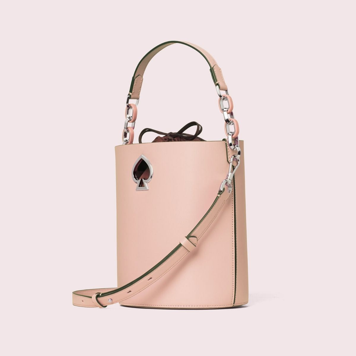 Suzy Small Cosmetic Pink Bucket Bag - Main Image