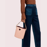 kate spade new york Suzy Small Cosmetic Pink Bucket Bag-Seven Season