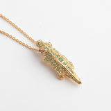 kate spade new york Swamped Pave Alligator Pendant Necklace-Seven Season