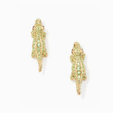 kate spade new york Swamped Pave Alligator Stud Earrings-Seven Season