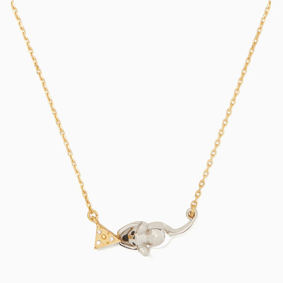 kate spade new york Year of the Rat Mini Pendant Necklace-Seven Season