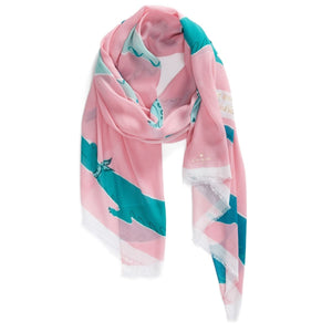 kate spade new york Alligator Oblong Scarf-Seven Season