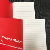 kate spade new york Black Stripe and Rose Journal Notebook Set-Seven Season