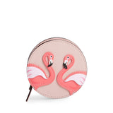 kate spade new york By the Pool Flamingo Polly Coin Purse-Seven Season