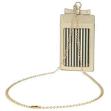 Cameron Street Lanyard Gold Cardholder