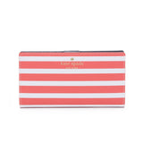 kate spade new york Fairmount Square Stacy Continental Snap Geranium and Cream Wallet-Seven Season