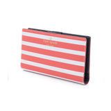 kate spade new york Fairmount Square Stacy Continental Snap Geranium and Cream Wallet-Seven Season