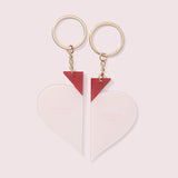 Heart Couple Keychains