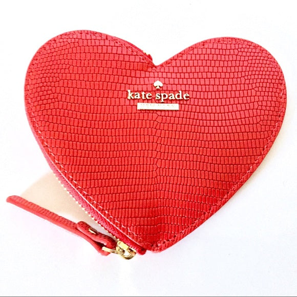 New Kate Spade Heart Coin Purse