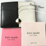 kate spade new york Nicola Bicolor Black and White Cardholder-Seven Season