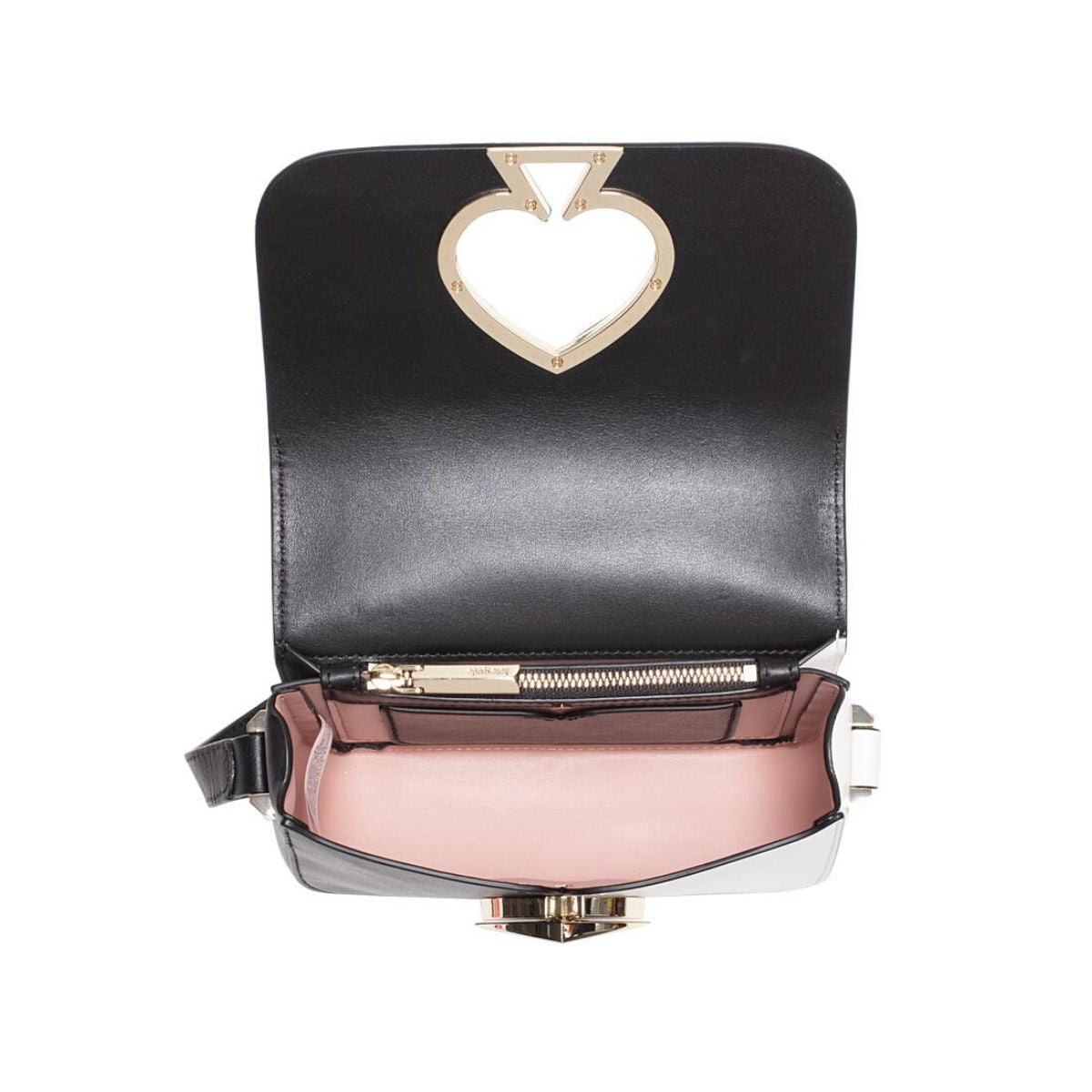 Nicola Bicolor Twistlock Small Black and Optic White
