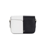 kate spade new york Nicola Bicolor Twistlock Small Black and Optic White Shoulder Bag-Seven Season