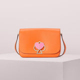 kate spade new york Nicola Twistlock Medium Juicy Orange Shoulder Bag-Seven Season