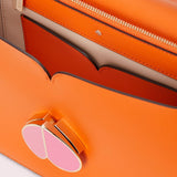 kate spade new york Nicola Twistlock Medium Juicy Orange Shoulder Bag-Seven Season