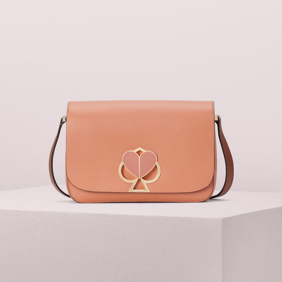 Nicola Twistlock Medium Tawny Shoulder Bag - Seven Season