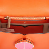 kate spade new york Nicola Twistlock Small Juicy Orange Shoulder Bag-Seven Season