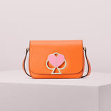 kate spade new york Nicola Twistlock Small Juicy Orange Shoulder Bag-Seven Season