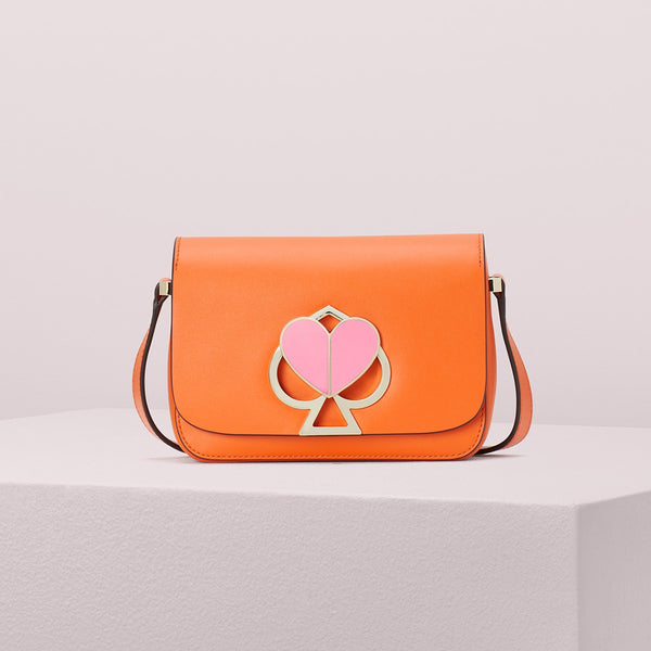 Nicola Twistlock Small Juicy Orange Shoulder Bag - Seven Season