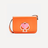 kate spade new york Nicola Twistlock Small Juicy Orange Shoulder Bag-Seven Season