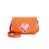 kate spade new york Nicola Twistlock Small Juicy Orange Shoulder Bag-Seven Season