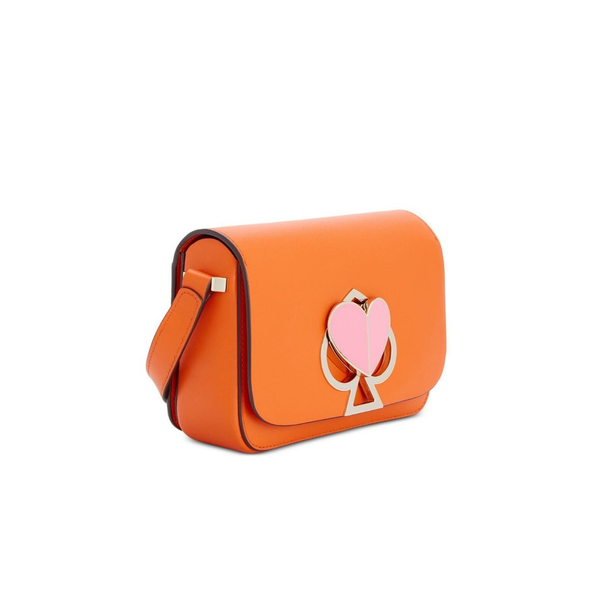 Nicola Twistlock Medium Juicy Orange Shoulder Bag - Seven Season