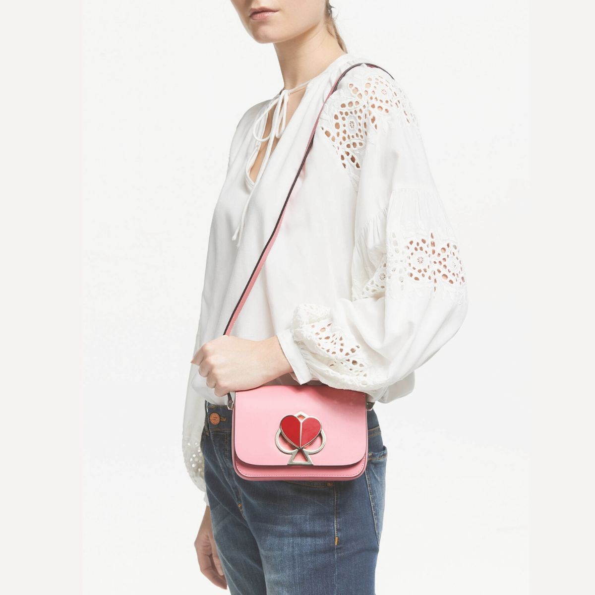 Nicola Twistlock Small Rococo Pink Shoulder Bag - Seven Season