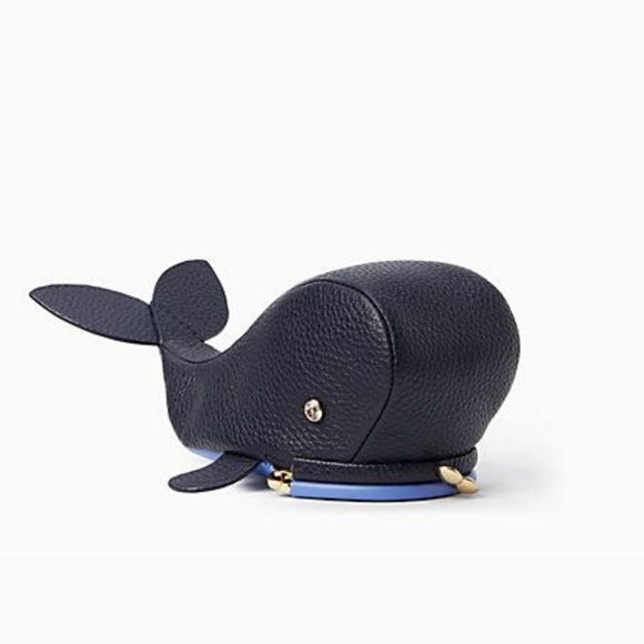 kate spade new york Off We Go Whale Leather Coin Purse-Seven Season