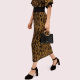 Sam Croc Embossed Bracelet Black Mini Satchel Bag