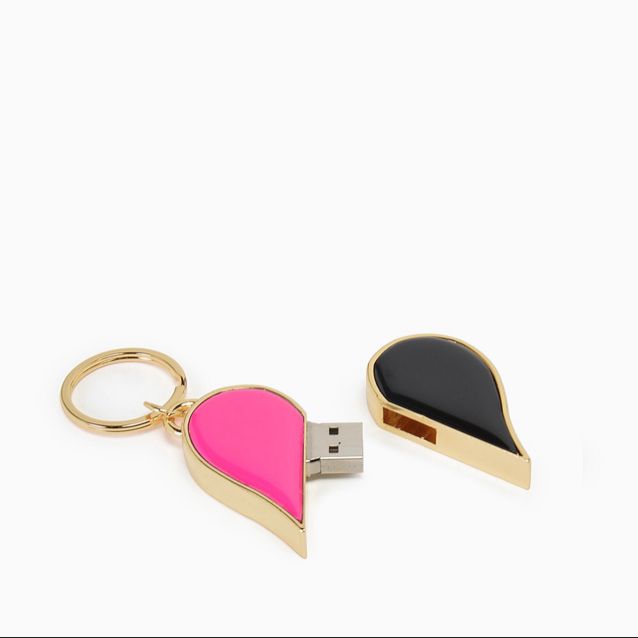 Shiny Heart Portable USB Drive Keychain - Seven Season