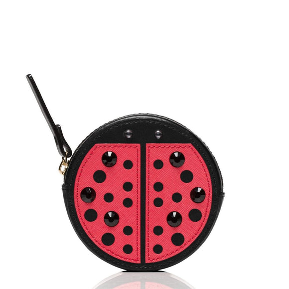 kate spade new york Turn Over a New Leaf Ladybug Coin Purse-Seven Season