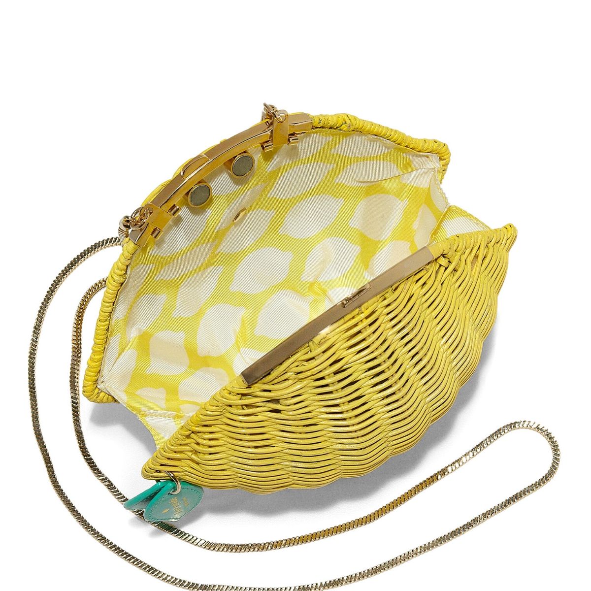 Kate spade lemon wicker purse Clearance