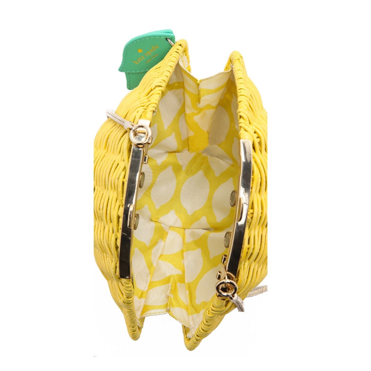Kate Spade Medium Chain Saddle Bag Limelight (Yellow)